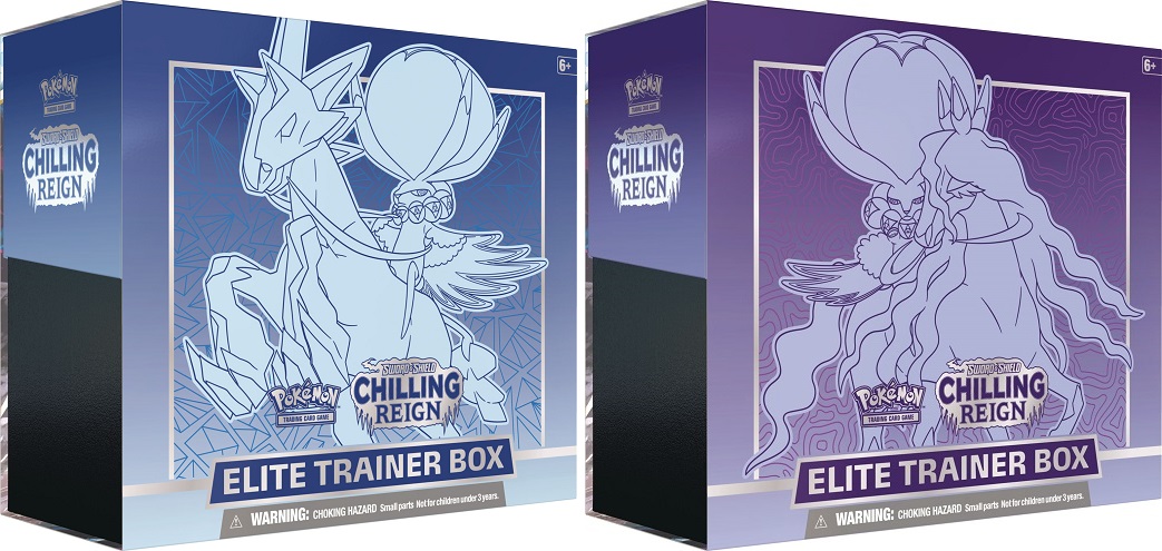 Pokemon SWSH6 Chilling Reign Elite Trainer Boxes - BOTH Versions